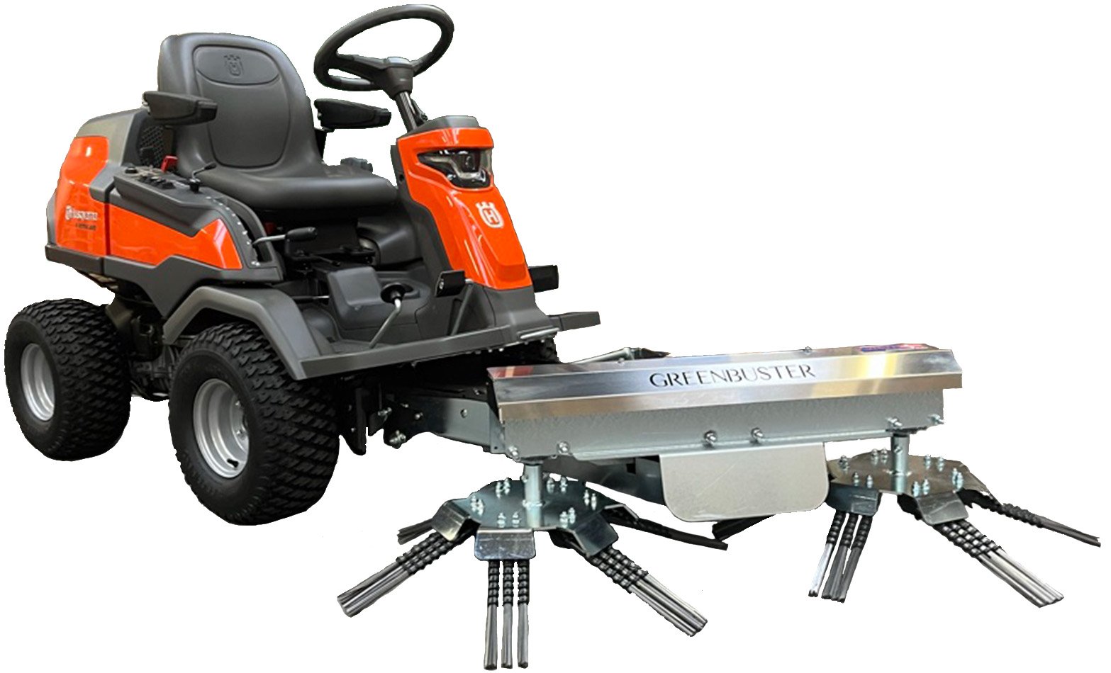 kwern-greenbuster-rider-husqvarna-200-300 Greenbuster Rider -harjalaite Husqvarna Rider 200–300 -koneeseen